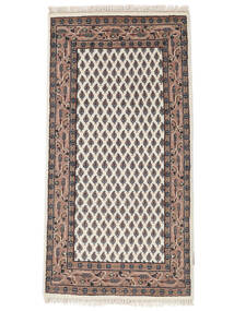  Orientalischer Mir Indisch Teppich 73X140 Braun/Schwarz Wolle, Indien Carpetvista