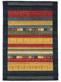  167X240 Striped Gabbeh Loribaft Rug Wool, Carpetvista