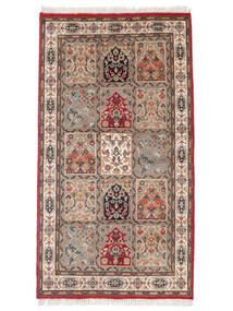 絨毯 オリエンタル バクティアリ インド 90X166 茶色/ダークレッド (ウール, インド)