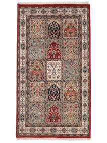 90X160 絨毯 オリエンタル バクティアリ インド 茶色/ダークレッド (ウール, インド) Carpetvista