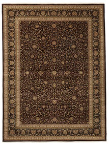  Oriental Sarouk American Rug 274X362 Black/Brown Large Wool, India Carpetvista