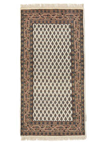 69X138 絨毯 オリエンタル Mir インド 茶色/ブラック (ウール, インド) Carpetvista
