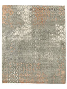 絨毯 Contemporary Design 245X301 ダークイエロー/ダークグリーン (ウール, インド)