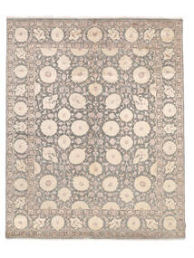 Sarough American Teppich 238X304 Braun/Beige Wolle, Indien Carpetvista