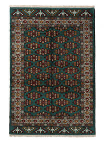  156X238 Turkaman Vloerkleed Zwart/Bruin Perzië/Iran Carpetvista