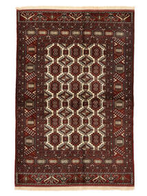  Turkaman Rug 135X200 Persian Wool Black/Brown Small 