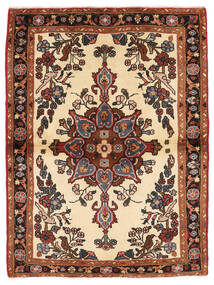 絨毯 オリエンタル アサダバード 83X111 茶色/ブラック (ウール, ペルシャ/イラン)