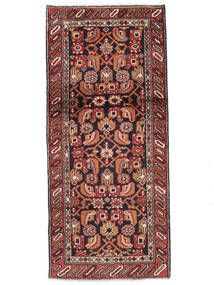 62X140 Baluch Rug Oriental Dark Red/Black (Wool, Persia/Iran) Carpetvista