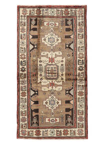  Oriental Hamadan Rug 100X191 Brown/Orange Wool, Persia/Iran Carpetvista