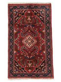  Persian Lillian Rug 71X118 Black/Dark Red Carpetvista