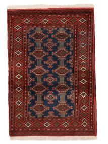  Persischer Belutsch Teppich 80X120 Schwarz/Dunkelrot (Wolle, Persien/Iran)