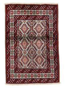  Persisk Beluch Teppe 83X120 Svart/Mørk Rød (Ull, Persia/Iran)