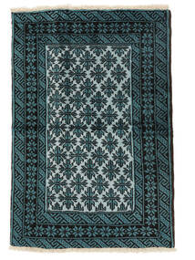  Baluch Rug 81X120 Persian Wool Black/Dark Teal Small Carpetvista