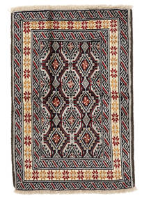  Orientalsk Beluch Teppe 81X122 Svart/Mørk Grå Ull, Persia/Iran Carpetvista