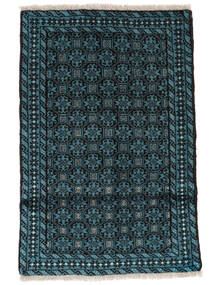 76X114 Beluch Vloerkleed Oosters Zwart/Donkerblauw (Wol, Perzië/Iran) Carpetvista