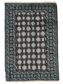  Orientalischer Belutsch Teppich 83X120 Schwarz/Dunkelgrau Wolle, Persien/Iran Carpetvista