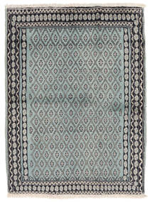 Belutsch Teppich 85X116 Dunkelgrau/Schwarz Wolle, Persien/Iran Carpetvista