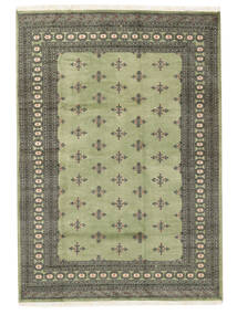 186X267 絨毯 パキスタン ブハラ 2Ply オリエンタル グリーン/ダークグリーン (ウール, パキスタン) Carpetvista