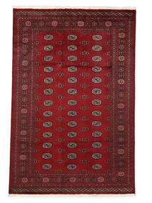 189X283 絨毯 パキスタン ブハラ 2Ply オリエンタル ダークレッド/ブラック (ウール, パキスタン) Carpetvista