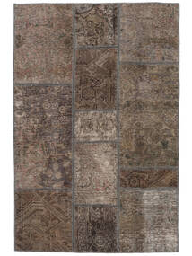  Persischer Patchwork Teppich 106X159 Braun/Schwarz (Wolle, Persien/Iran)