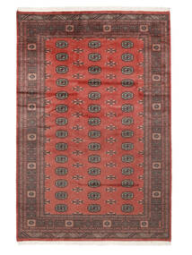 185X277 絨毯 パキスタン ブハラ 2Ply オリエンタル ダークレッド/ブラック (ウール, パキスタン) Carpetvista