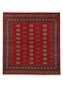 200X214 絨毯 パキスタン ブハラ 2Ply オリエンタル 正方形 ダークレッド/ブラック (ウール, パキスタン) Carpetvista