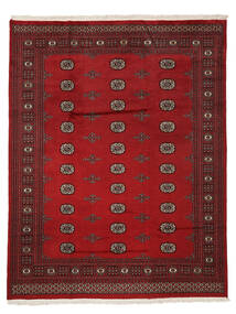 200X256 絨毯 オリエンタル パキスタン ブハラ 2Ply ダークレッド/ブラック (ウール, パキスタン) Carpetvista