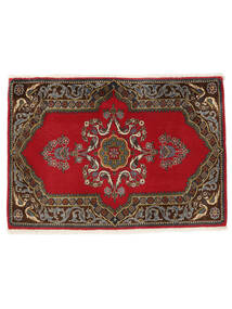 Keshan Rug Rug 66X98 Dark Red/Black Wool, Persia/Iran Carpetvista