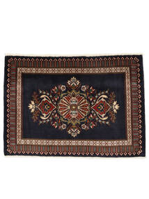  Persian Keshan Rug 74X101 Black/Dark Red Carpetvista