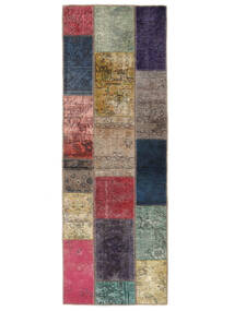 74X212 Vintage Small Patchwork Rug Wool, Carpetvista