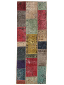 絨毯 Patchwork - Persien/Iran 73X202 廊下 カーペット 茶色/ダークレッド (ウール, ペルシャ/イラン)