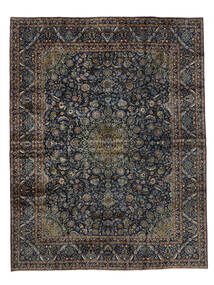 Kashmar Rug 298X392 Persian Wool Black/Brown Large Carpetvista