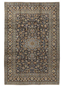 Keshan Fine Teppe 217X320 Brun/Svart Ull, Persia/Iran Carpetvista