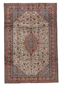  Persischer Sarough Teppich 202X300 Dunkelrot/Braun (Wolle, Persien/Iran)