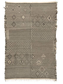  192X300 Geometric Shaggy Rug High Atlas Kilim Wool, Carpetvista