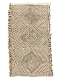 130X240 High Atlas Kelim Teppich Orientalischer Braun/Beige (Wolle, Marokko) Carpetvista