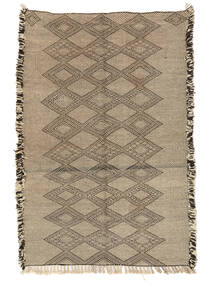 110X164 High Atlas Kilim Rug Oriental Brown/Orange (Wool, Morocco) Carpetvista