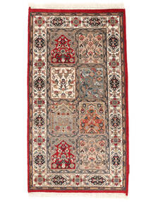 72X140 絨毯 バクティアリ インド オリエンタル 茶色/ダークレッド (ウール, インド) Carpetvista