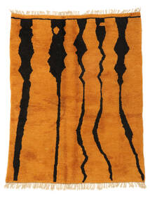  Berber Moroccan - Mid Atlas 175X226 Wool Rug Orange/Brown Carpetvista