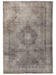  Persian Colored Vintage Rug 189X274 Brown/Dark Grey Carpetvista