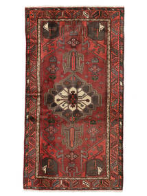 103X191 Tappeto Hamadan Orientale Rosso Scuro/Nero (Lana, Persia/Iran) Carpetvista