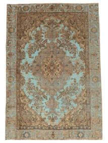  191X277 Colored Vintage Vloerkleed Bruin/Groen Perzië/Iran Carpetvista