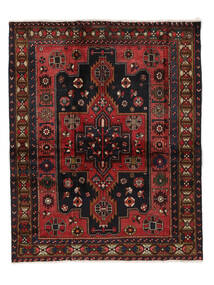 160X199 Dywan Baktjar Orientalny Czarny/Ciemnoczerwony (Wełna, Persja/Iran) Carpetvista