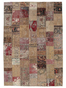  249X359 Vintage Groß Patchwork Teppich Wolle, Carpetvista