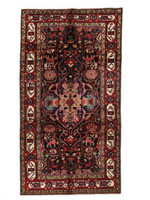  Persian Hamadan Rug 151X280 Black/Dark Red Carpetvista