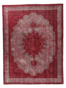 Tapete Persa Colored Vintage 297X386 Vermelho Escuro/Preto Grande (Lã, Pérsia/Irão)