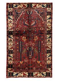 152X247 Bachtiar Teppich Orientalischer Schwarz/Dunkelrot (Wolle, Persien/Iran) Carpetvista