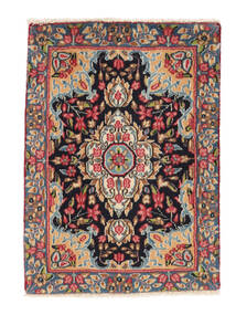 絨毯 ケルマン 55X75 ダークレッド/ブラック (ウール, ペルシャ/イラン)