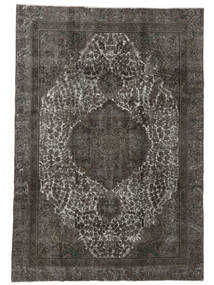 221X319 絨毯 カラード ヴィンテージ モダン ブラック/茶色 (ウール, ペルシャ/イラン) Carpetvista