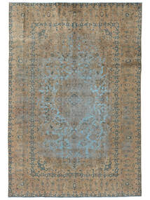 絨毯 カラード ヴィンテージ 246X360 茶色/グリーン (ウール, ペルシャ/イラン)